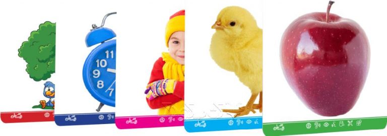 فلش کارت آموزش کودکان یک ساله تصویر