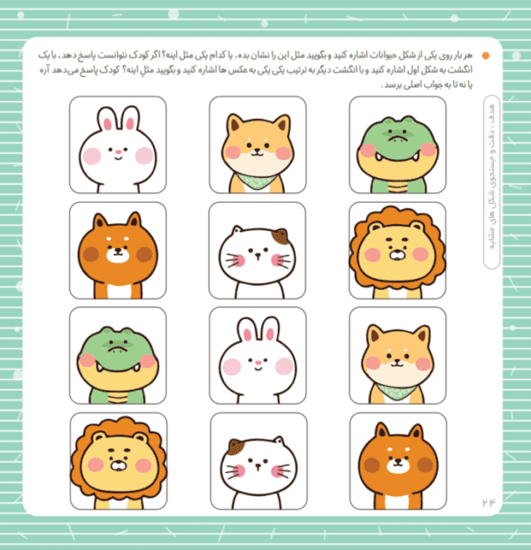 کتاب پرورش دقت و توجه دو سالگی
