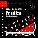black and white fruits